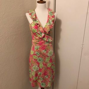 Lilly Pulitzer Floral Wrap Dress